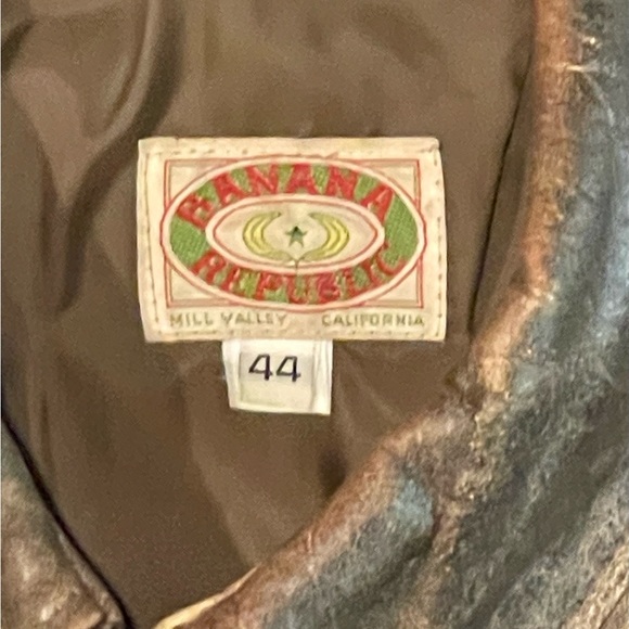 Banana Republic Distressed Leather Bomber Jacket - Picture 3 of 13